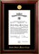 Patriot Frames Marine 10x14 Certificate Classic Mahogany Frame with Gold Medallion